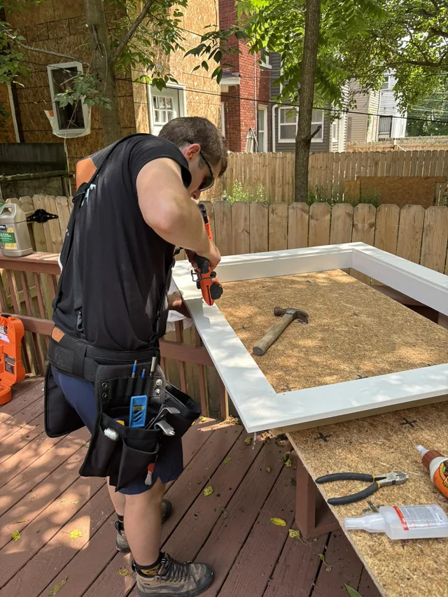 Window and trim work